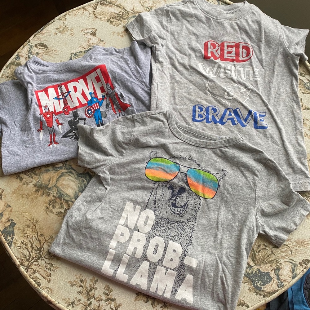 Four boys T-shirt’s